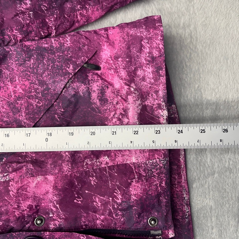 Columbia Titanium Omni-Tech Women's‎ Ski Jacket Purple Print Medium Snowboard - Picture 5 of 12